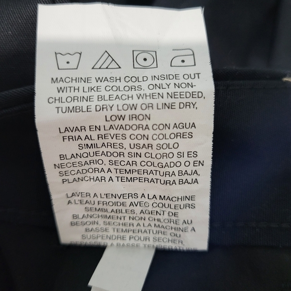 Lee Black Wrinkle‑Free Relaxed Pants Size 2 NWOT - Picture 7 of 10